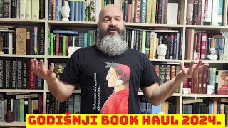 Veeeeeliki celogodišnji BOOK HAUL  naslovi u Barbatusovoj biblioteci nabavljani u toku 2024 godine [upl. by Ahsenaj330]