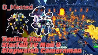 ⚡Toilet Tower Defense Starfall TV Man and Stopwatch Cameraman vs Endless⚡ [upl. by Sirroned529]