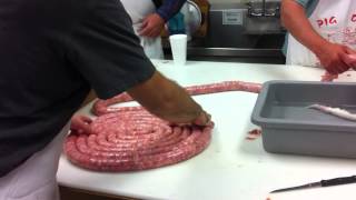 Making Sausage  Filling the Casings [upl. by Ojybbob]