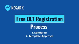 Free DLT Registration Process  BULK SMS Sender ID amp Template Approval  Nesark [upl. by Thomas]