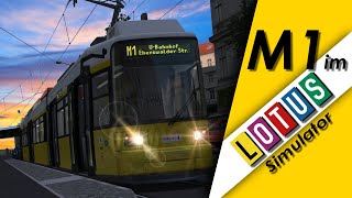 Auf der M1 zur Eberswalder Straße  LOTUSSimulator Berlin  JM Simulation [upl. by Einnaoj744]