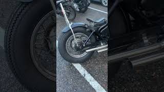 Virago xv250 custom exhaust sound [upl. by Jakob]