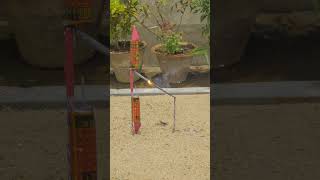 Rocket experiment💥 fireworks experiment diwali 🚀 happydiwali newrocket✨ [upl. by Nosnirb]