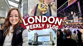 LONDON WEEKLY VLOG 🇬🇧 solo work week The Little Big Things Christmas amp World Travel Market 2023 🌎 [upl. by Ammadis562]