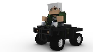 Minecraft ATV Rig  Cinema 4D [upl. by Vivi]