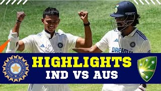 IND Vs AUS Highlights  India vs Australia 1st Test Day 3 Full Match Highlights  IND Vs AUS [upl. by Ahso]