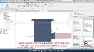 Revit MEP 2019 Básico Aula 1724 Inserindo caixas de inspeção [upl. by Samp]