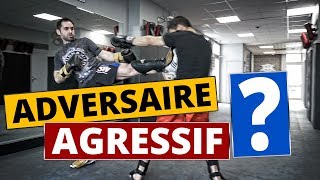 COMMENT COMBATTRE UN ADVERSAIRE AGRESSIF 👊  TUTO BOXE GREGGOTCOM [upl. by Weinshienk60]