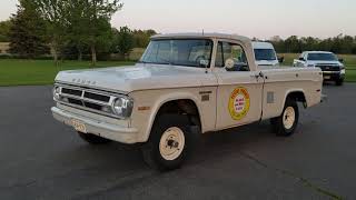 1970 Dodge Power Wagon W100 4X4 truck walk around [upl. by Lilybel626]