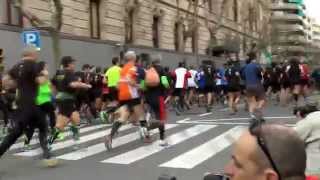 Mitja Marató Barcelona 1622014 [upl. by Rame423]