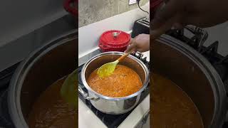 SMOKY JOLLOF RICE cooking food youtubeshorts youtubechamps recipe [upl. by Aynodal299]