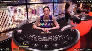 Double The Money On Blackjack Table  888 Casino [upl. by Htidirrem570]