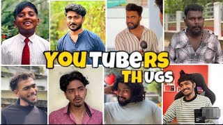 Malayalam Youtubers Thug Life🔥 [upl. by Cohby]