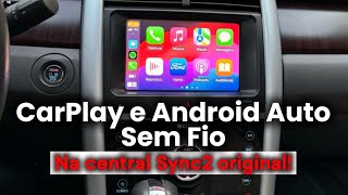 Como instalar CarPlay Android Auto para Ford Sync 2 original Edge Focus Fusion  Viskoo [upl. by Vescuso244]