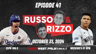 CALAMITOUS YANKEES COLLAPSE  Russo amp Rizzo  Ep 41  10312024 [upl. by Felisha]