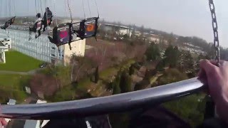 Star Flyer ONRIDE Fête Foraine de Chalon sur Saône 2016 [upl. by Atnas689]