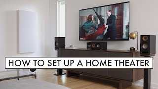 HOW TO Set Up a 51 HOME THEATER Surround Sound Speaker System [upl. by Yle]