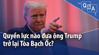 Quyền lực nào đưa ông Trump trở lại Tòa Bạch Ốc [upl. by Pohsib]