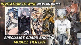 Invitation To Wine New Merchant and Dreadnought Module Tier List Arknights [upl. by Grete772]