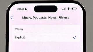 How To Allow Explicit Songs on Apple Music in iPhone iOS 18 [upl. by Fellner]
