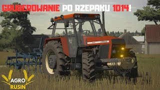 Gruberowanie ścierniska po rzepaku  1014 w akcji🚜 FS22 [upl. by Eluk713]