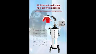 PDT therapy 650nm diode laser hair regrowth machine installation and operation video [upl. by Oiraved]