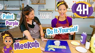 Meekah’s DIY Project at Nailed It Studio  4 HR OF MEEKAH  Educational Videos for Kids [upl. by Verger]