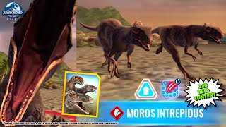 Exclusive MOROS INTREPIDUS LEVEL 30FIRST LOOK PVP All New Jurassic World Alive 218 Update [upl. by Heyra]