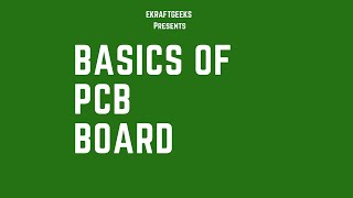 Basics Of PCB Boards [upl. by Ellehcil]