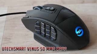 UtechSmart Venus 50 MMO Maus Deutsch 4K [upl. by Osterhus]