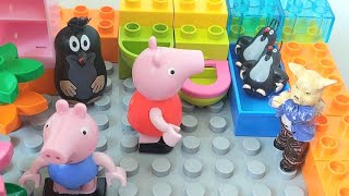 Prasiatka a Krtko na návšteve Pigs and mole visiting Lego Duplo [upl. by Zetroc160]