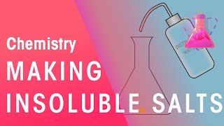 Making Insoluble Salts  Acids Bases amp Alkalis  Chemistry  FuseSchool [upl. by Aushoj470]