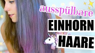 Das Einhorn Haare Experiment 100 SCHICHTEN HAARFARBE ♡ BarbieLovesLipsticks [upl. by Wieren]