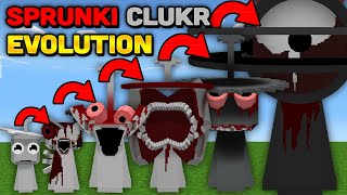 Minecraft But I Evolve SPRUNKI CLUKR SILVER PHASE 19 [upl. by Enyt]