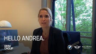 HELLO Andrea  Training Manager Dingolfing Plant  BMW Group Careers [upl. by Moriah]