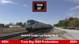 Amtrak California Zephyr No6  101324 [upl. by Magnum459]