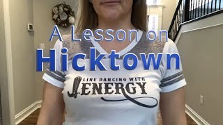 Hicktown Lesson by Jena followed by Demo [upl. by Ydahs479]