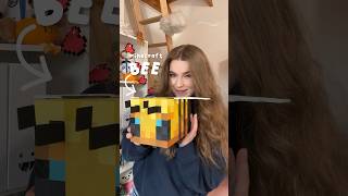 Making a minecraft BEE in real life 🐝 [upl. by Curran59]