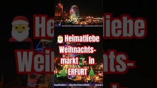 Heimatliebe  Weihnachtsmarkt in Erfurt Thüringen shortvideo shorts weihnachtsmarkt erfurt [upl. by Sowell]