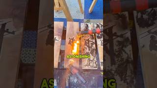 The Dangerous Wood Burning Technique 🔥 shorts howto woodworking [upl. by Revlys123]