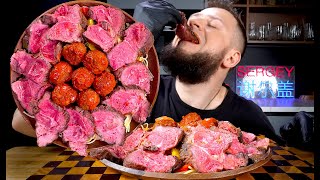 МЕГА МЯСНЫЕ СПАГЕТТИ С ТЕФТЕЛЯМИ И ГОВЯДИНОЙ ASMR MUKBANG АСМР МУКБАНГ 먹방 大食い たべる 谢尔盖 [upl. by Lered]