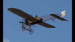 4K  Worlds Oldest Flying Aeroplane  Blériot XI  1909  at Sanicole 2017 [upl. by Klimesh971]