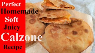 FRIED CALZONE Recipe  So soft they will melt in your mouth [upl. by Alyehc892]