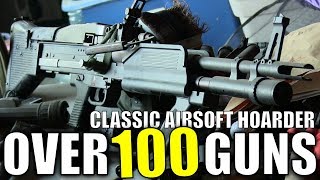 One of The Biggest Airsoft Collections On YouTube  Over 100 Guns [upl. by Lolly]