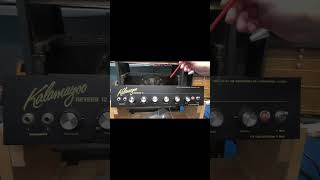 Kalamazoo Tube guitar amp noise shorts fender audio guitar music repair vintage antique [upl. by Nirtiak372]