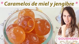 Caramelos de miel y jengibre  Caramelos caseros  Gourmand Backery [upl. by Vanda]