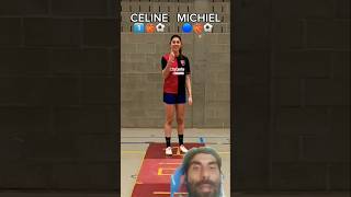 Celine sports challenge volleyball trackandfield athlete sportsball dance [upl. by Ameehsat]