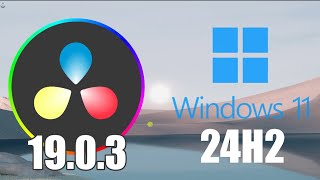 Davinci Resolve 1903 en Windows 11 Pro 24H2 [upl. by Euqinim589]