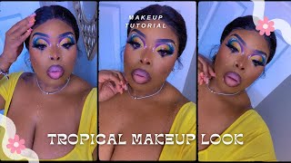 Tropical Colorful  CutCrease Tutorial [upl. by Eitsyrc926]