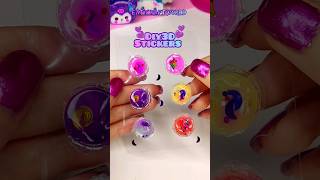 DIY 3D stickers ✨  how to make stickers at home  fati craft world [upl. by Annaohj473]